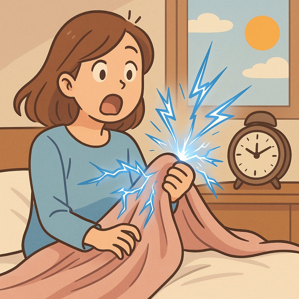 バチッとこない冬に!毛布の静電気を防ぐ方法まとめ