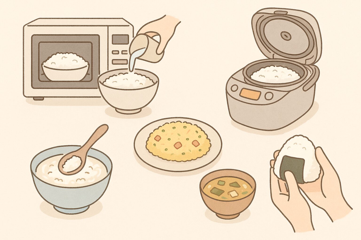保存版】硬く炊けたご飯をふっくら柔らかくする方法5選｜炊飯器でも電子レンジでも簡単！