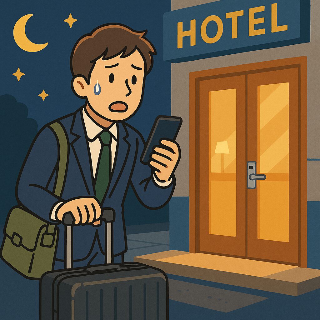 ホテルのチェックインに3時間遅れるとどうなる？遅延時の連絡・対応マニュアル！